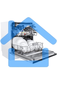 Встраиваемая посудомоечная машина HOMSair DW67M, черный, 59.8 см, 14 компл., 47 дБ, класс A++