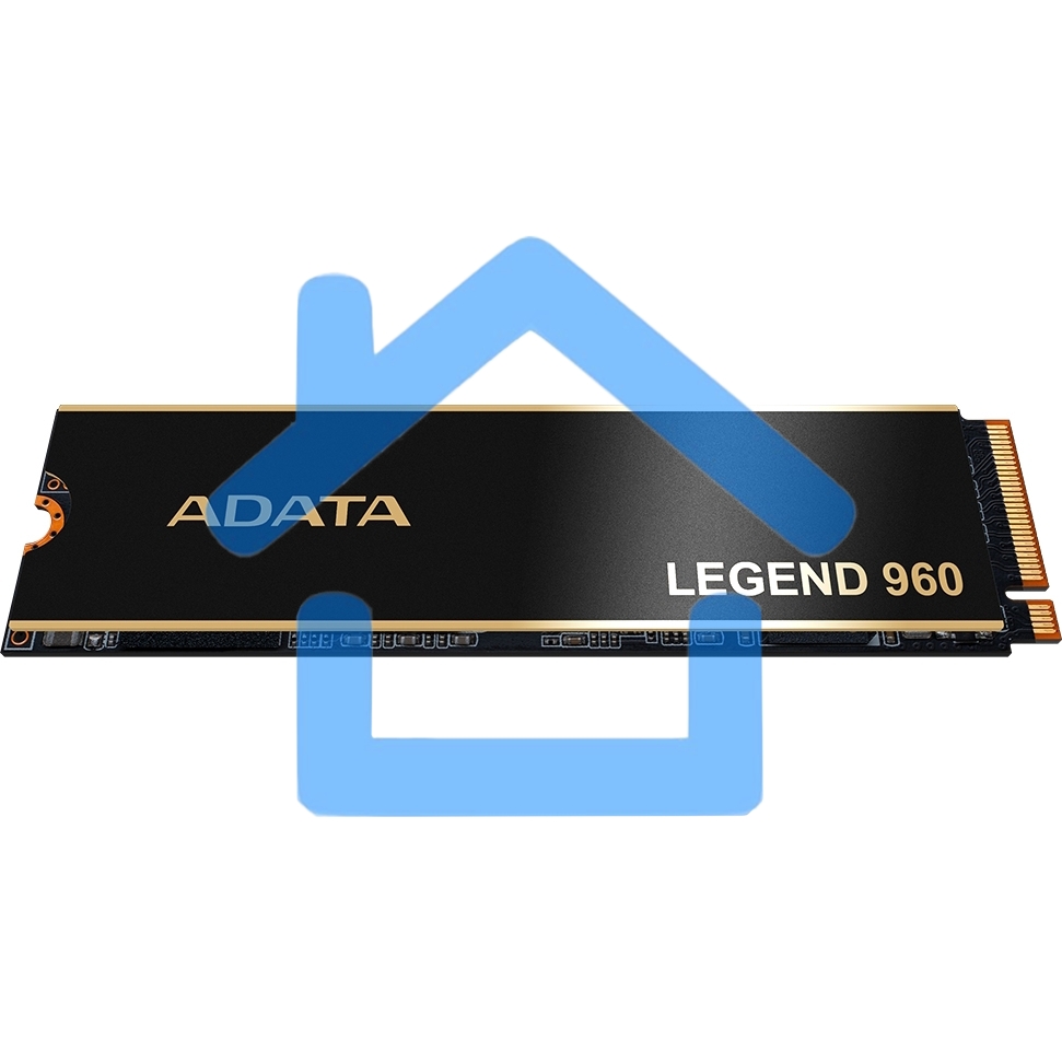 Накопитель SSD ADATA LEGEND 960, 1Tb, PCIe 4.0 x4, M.2 2280, NVMe, R/W 7400/6000, с радиатором