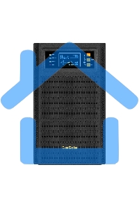 Источник бесперебойного питания On-line ExeGate PowerExpert TL-3000.72V.LCD.AVR.3SH.USB.RS232.SNMP 3000VA/3000W, On-Line, PF=1, LCD, 3*Schuko, RS232, USB, SNMP-slot, встроенные батареи 12V 7.2Ah - 6шт, возможность подключения до 4 внешних батарейных блоко
