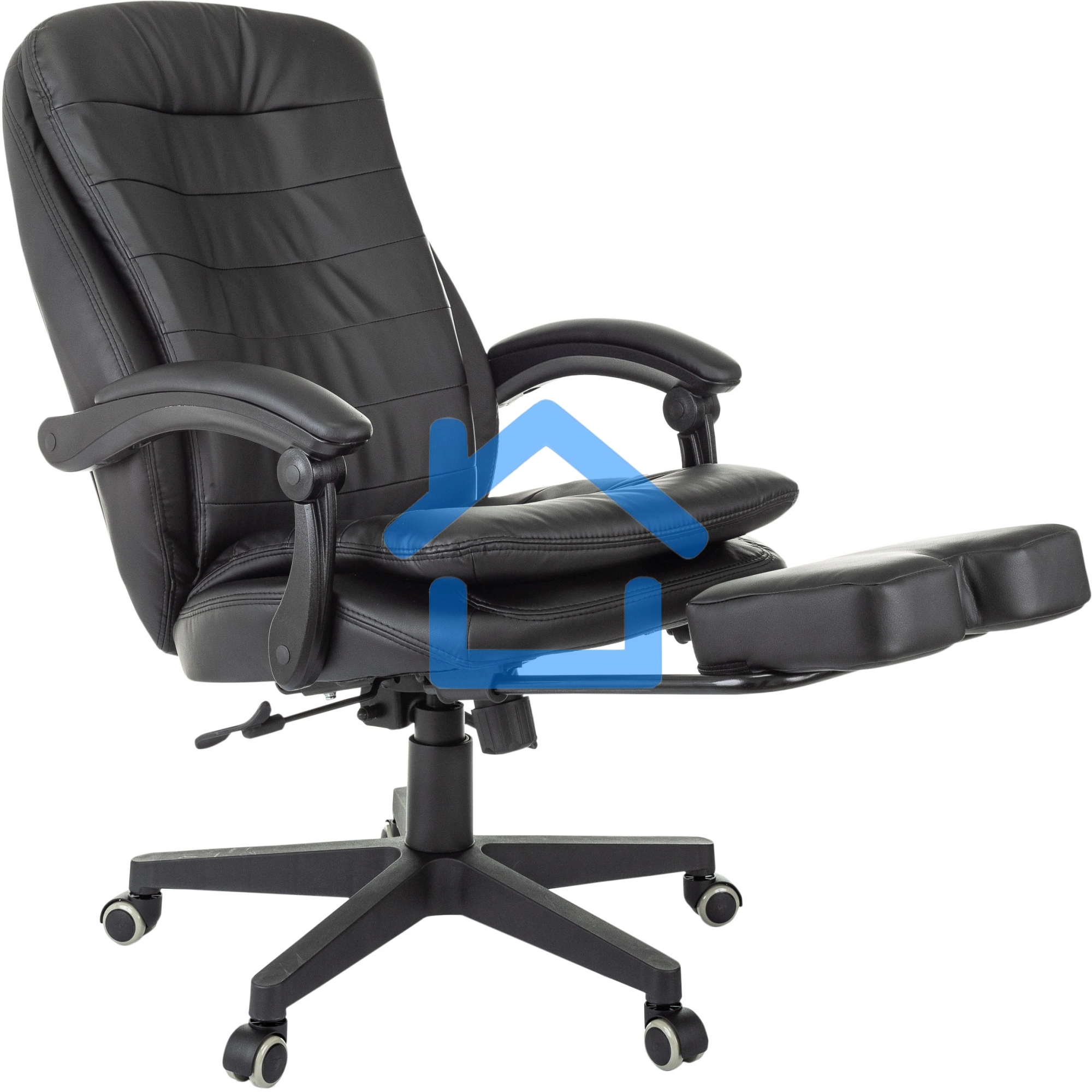 Кресло руководителя Бюрократ T-9950MSG-F/BLACK-PU черный