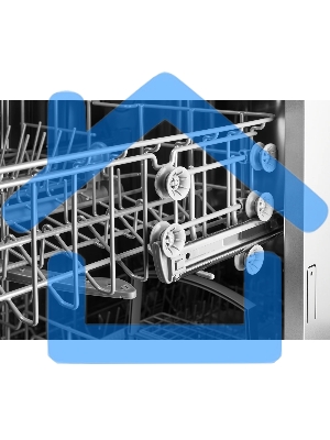 Встраиваемая посудомоечная машина Monsher MD 6001, серебристый, 59.8 см, 12 компл., 52 дБ, класс A++