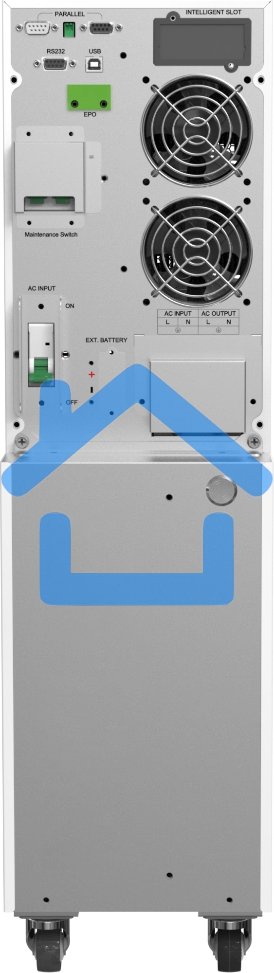 Источник бесперебойного питания Ippon Na+ TA 6K 6000Вт 6000ВА белый