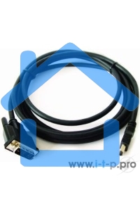 Кабель HDMI-DVI Cablexpert CC-HDMI-DVI-10, 19M/19M, single link, медь, позол.разъемы, экран, 3.0м, черный, пакет