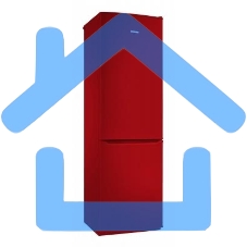 Холодильник Pozis RK-149 рубиновый двухкамерный 240/130 л морозилка снизу