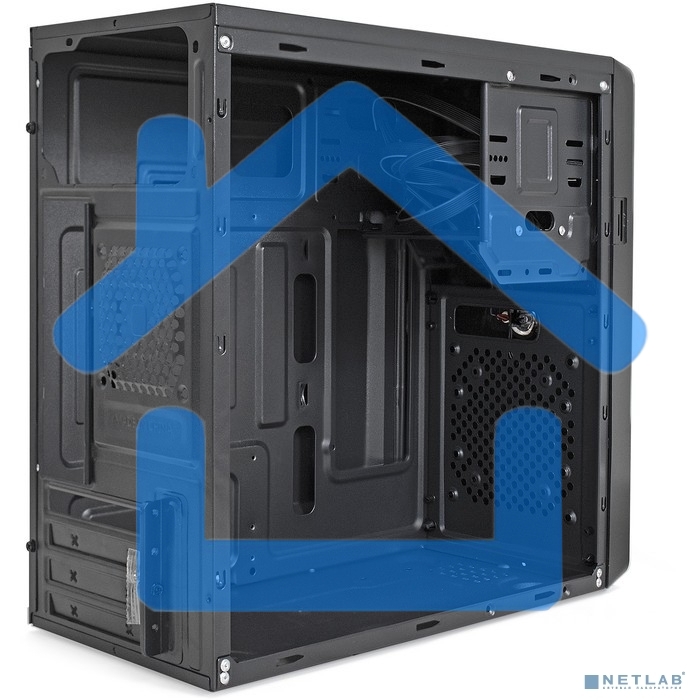 Компьютерный корпус Minitower ExeGate EX286438RUS BA-309U2-350W-8 (mATX, БП AA350 с вент. 8см, 1*USB+2*USB 3.0, HD аудио, черный)