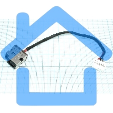 Разъем для ноутбука HP Pavilion DV6-3000 DV7-4000 (10-pin 9 проводов) с кабелем 11.5 см