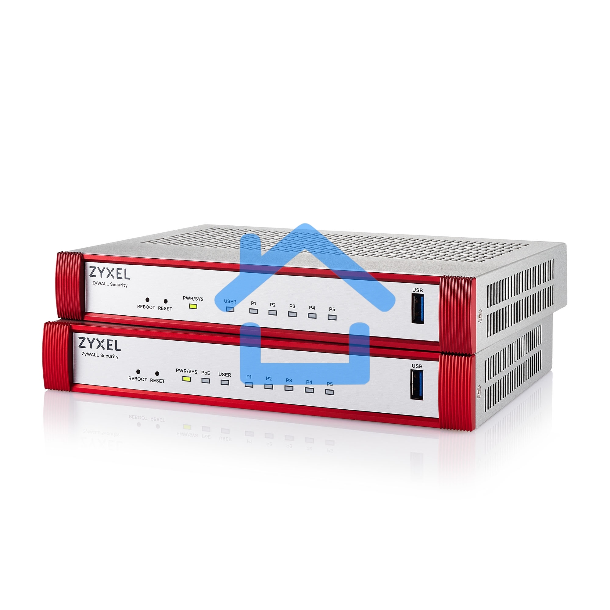 Межсетевой экран Zyxel USG FLEX 50HP с подпиской Gold на 1 год (AV, CF, IDP/DPI, Sandboxing, SecuReporter), 1xRJ-45: 1G PoE+ (LAN/WAN), 4xRJ-45: 1G (LAN/WAN), 1xUSB3.0 **