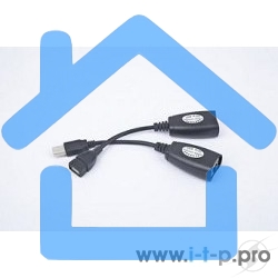 Кабель Gembird UAE-30M USB 2.0 кабель удлинительный AM/AF/RJ45Fx2 по витой паре