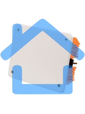 Коробка распаячная СУ для полых стен 120х92х45 мм Rexant