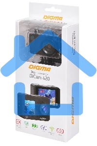Экшн-камера Digma DiCam 420 черный