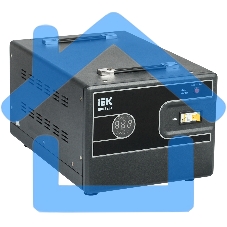 Стабилизатор напряжения IEK Hub 8кВА однофазный черный (IVS21-1-008-13)