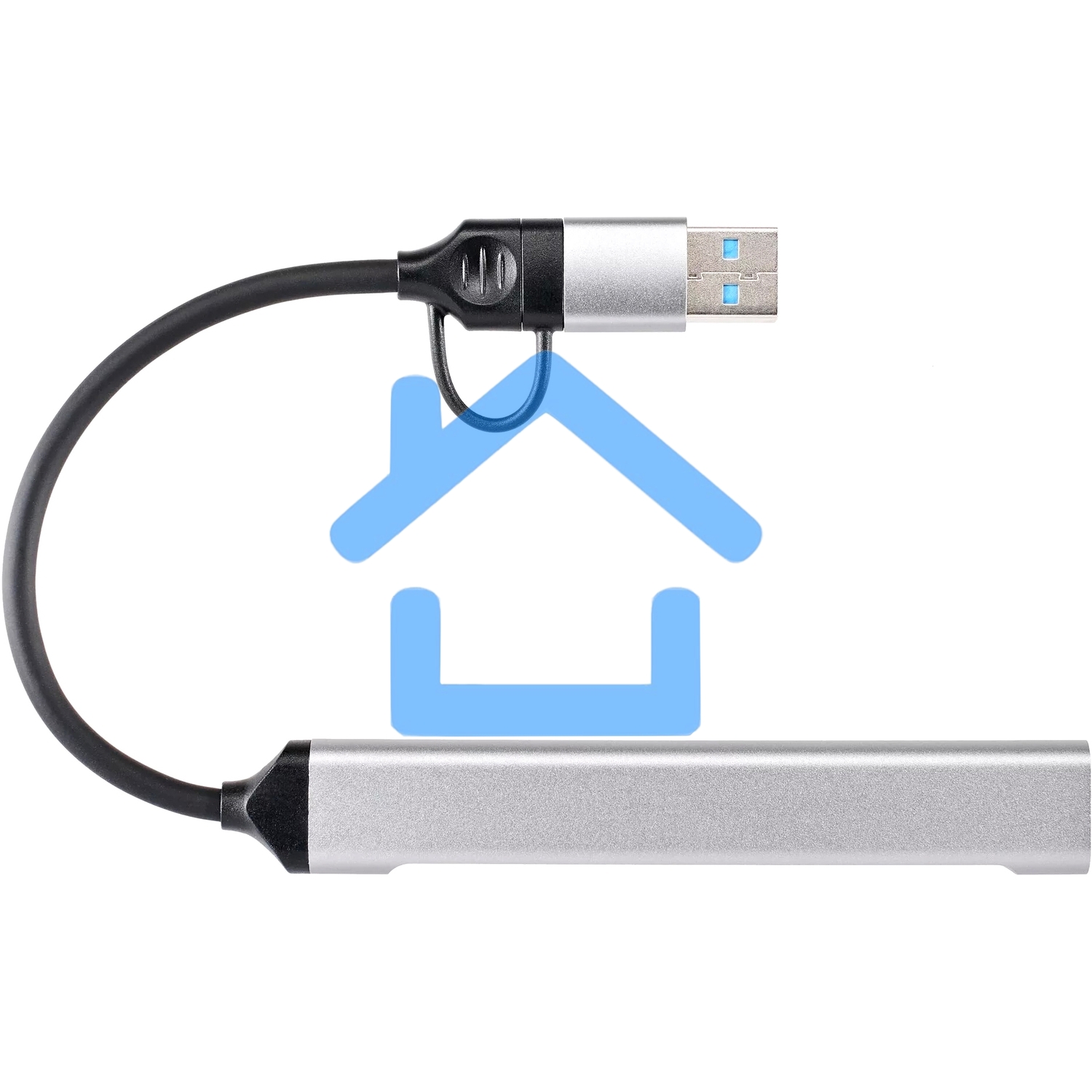USB концентратор TypeC+adapter-->USB3.0+2USB2,0+SD+TF, VCOM