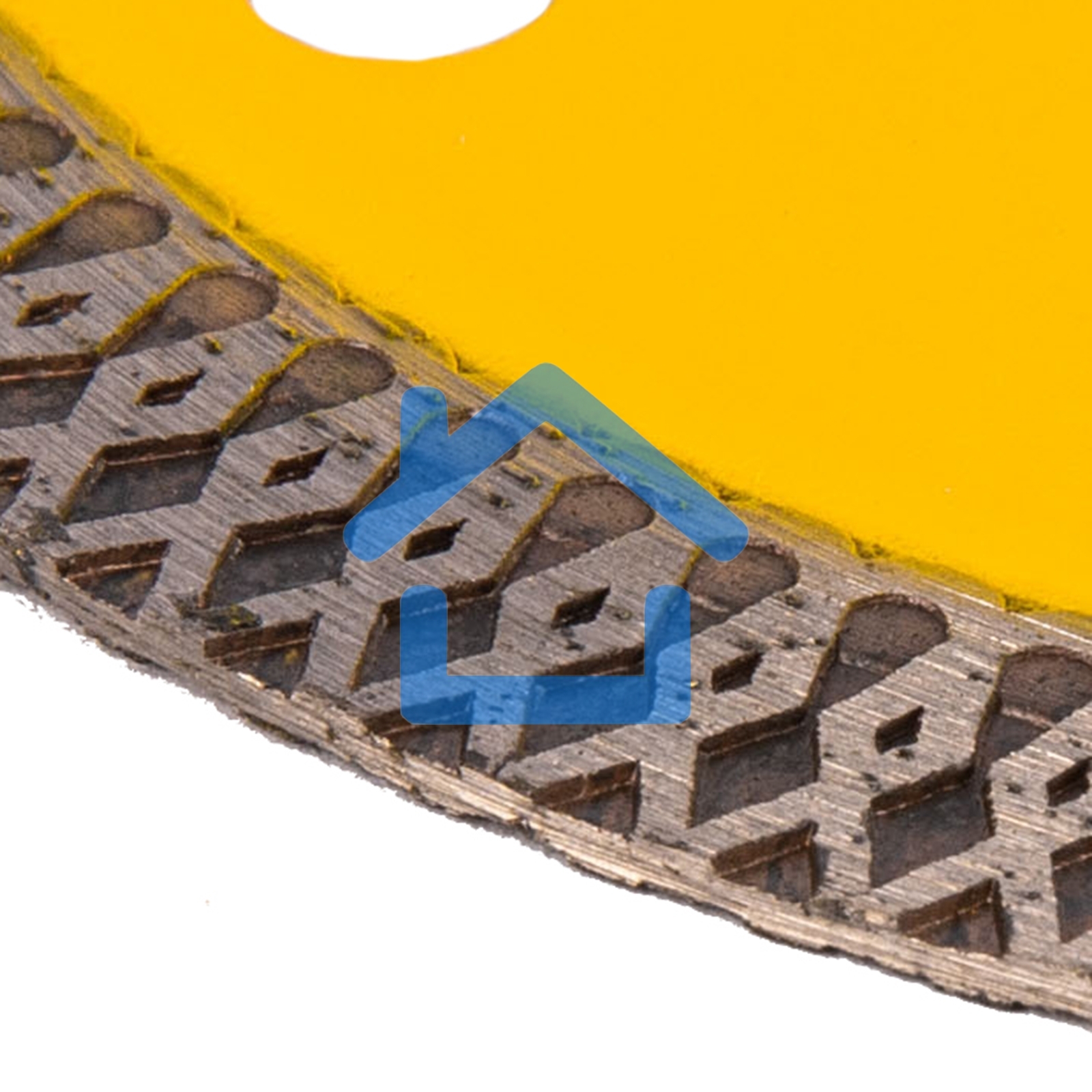 Диск алмазный отрезной Denzel 115 х 22,2мм, сплошной, супертонкий, горячий пресс, сухой/мокрый рез