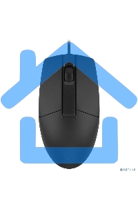 Мышь проводная A4Tech OP-330S черный, 1200 dpi, USB, кнопки - 3