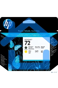 Картридж струйный HP №72 C9384A черный матовый/желтый печатающая головка для HP DJ T1100/T610
