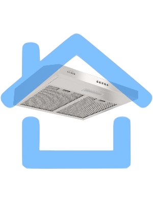 Вытяжка подвесная Elikor ECO XS 50 серебристая, 49.5 см, 400 куб. м/ч, 55 дБ