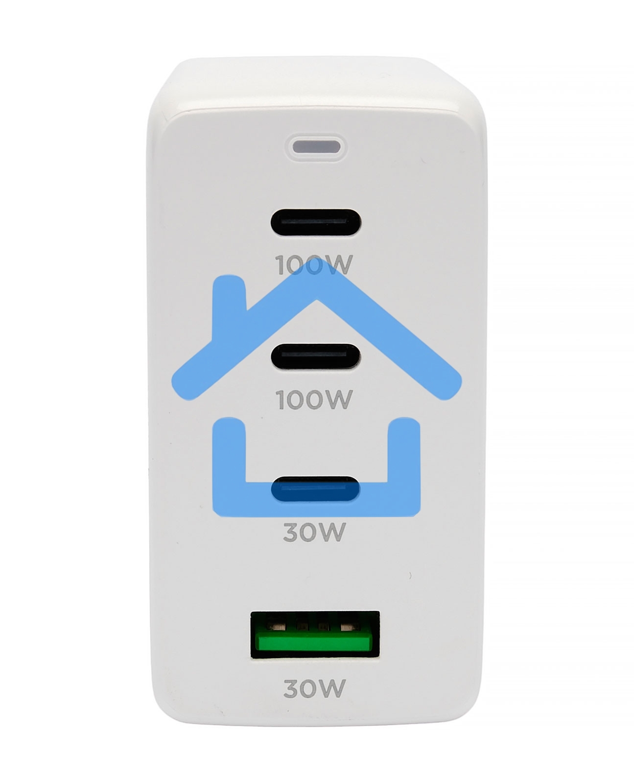 Зарядное устройство Cablexpert MP3A-PC-66 100Вт GaN, 5A, QC5.0/PD, 3xType-C, 1xUSB, белый, коробка