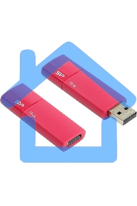 Флешка USB Silicon Power USB 16 Gb Ultima U05 SP016 Gb,UF2U05V1H USB 2.0, Peach