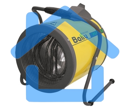 Тепловая пушка электрическая Ballu BHP-P-3 3000Вт желтый