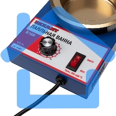 Паяльная ванна Rexant, модель R100, 300 Вт, ø 100 мм, 200-480 °C