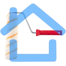 Валик в сборе Matrix ПОЛИАКРИЛ желтая полоса, 250 мм, ворс 12 мм, D 48 мм, D ручки 8 мм