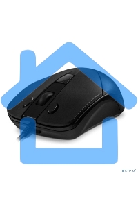 Мышь проводная SVEN RX-100 черный, 4000 dpi, USB, кнопки - 6