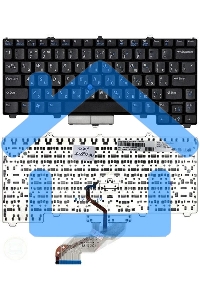Клавиатура для ноутбука Dell Latitude D410 J5818 черная