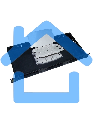 Кросс оптический LANMASTER настенный, металлический, на 8 SC адаптеров