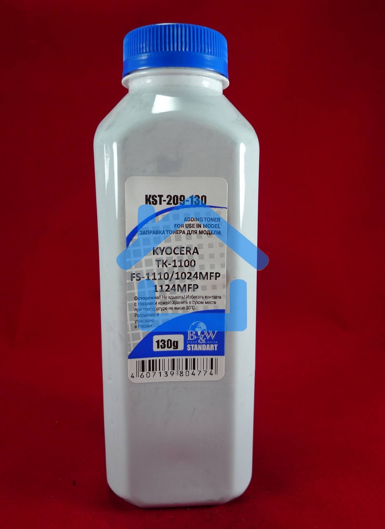 Тонер для Kyocera TK-1100, FS-1110/1024MFP/1124MFP (фл.130г) Standart фас Россия