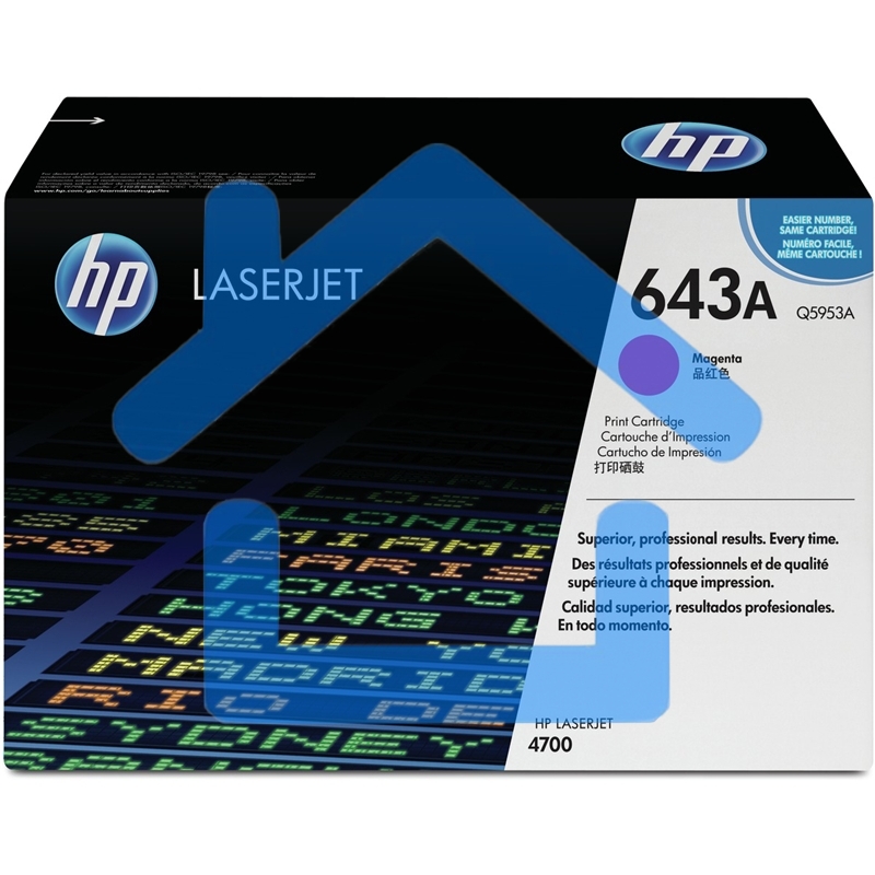 Картридж лазерный HP Q5953A пурпурный для Color LaserJet 4700 10000стр.