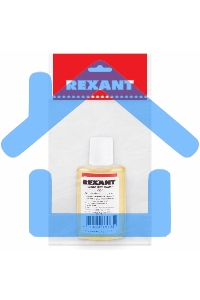 Флюс для пайки Rexant, СКФ (спирто-канифольный), 30 мл, в индивидуальной упаковке