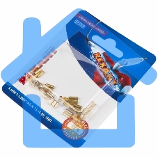 Клемма плоская Rexant, гнездо - 5,6 мм, 1-1.5 мм², (РП-м 1.5-(4.8) / DJ622-D4.8*0.5B), в упак. 10 шт.