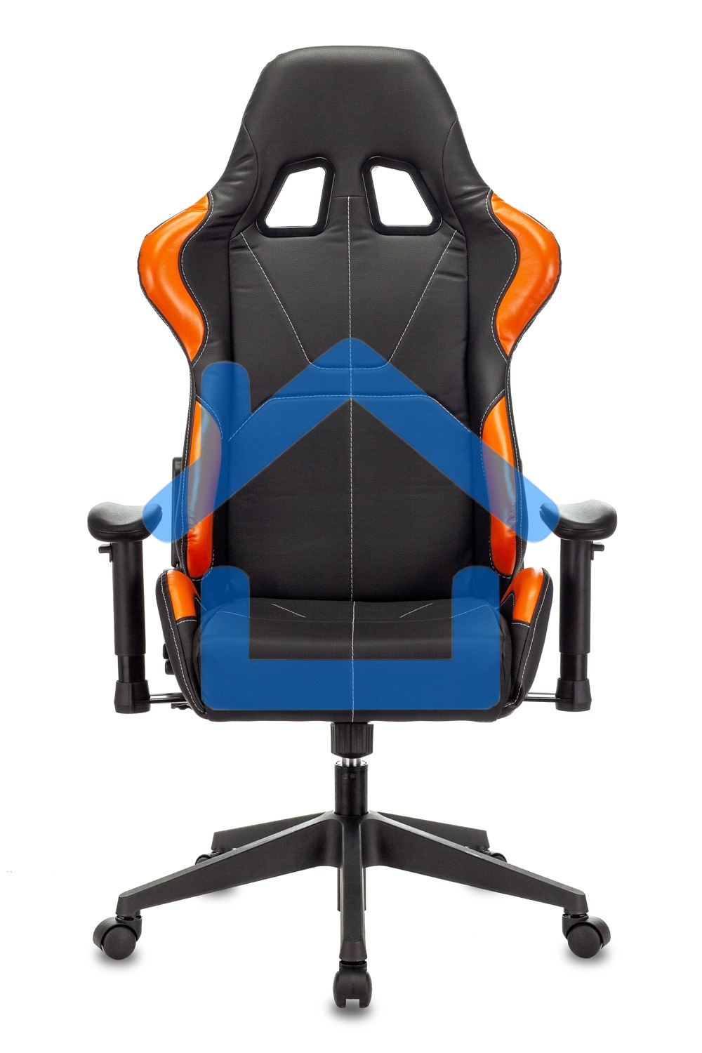 Кресло игровое Zombie VIKING 5 AERO черный/оранжевый искусственная кожа с подголов. крестовина пластик
