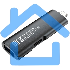 Устройство чтения карт памяти USB 2.0/Type C Digma CR-СU2522-G серый