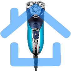 Электробритва роторная Starwind SSH 1525 реж.эл.:3 питан.:аккум. голубой/черный