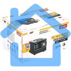 Стабилизатор напряжения IEK Hub 8кВА однофазный черный (IVS21-1-008-13)