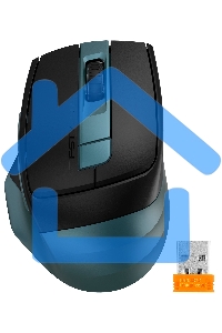Мышь беспроводная A4Tech Fstyler FB35C зеленый/черный, 2000 dpi, радиоканал, Bluetooth, USB, кнопки - 6