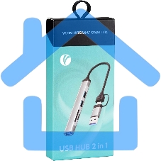 USB концентратор TypeC+adapter-->USB3.0+2USB2,0+SD+TF, VCOM