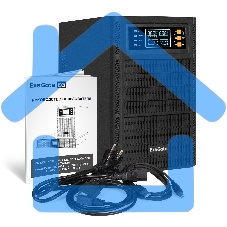 Источник бесперебойного питания On-line ExeGate PowerExpert TL-3000.72V.LCD.AVR.3SH.USB.RS232.SNMP 3000VA/3000W, On-Line, PF=1, LCD, 3*Schuko, RS232, USB, SNMP-slot, встроенные батареи 12V 7.2Ah - 6шт, возможность подключения до 4 внешних батарейных блоко