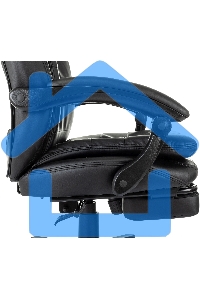 Кресло руководителя Бюрократ T-9950MSG-F/BLACK-PU черный