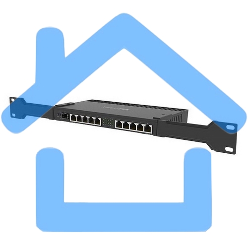 Маршрутизатор 1000M 10PORT 1SFP+ RB4011IGS+RM MIKROTIK
