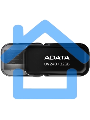 Флешка USB ADATA UV240 (AUV240-32G-RBK), 32 Gb, USB 2.0, R/W 15/5, черный