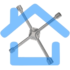 Ключ-крест баллонный Rexant 17х19х21х22 мм, усиленный, толщина 16 мм