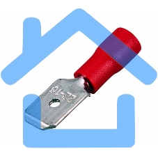 Клеммы,сжим Rexant (08-0313) КЛЕММА ПЛОСКАЯ изолированная (КПИ штекер - 6.3мм) 0.5-1.5мм (MDD1.25-250, VM1.25-250) (100 шт. в уп.)