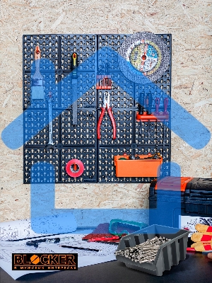 Набор лотков Blocker Master серый (BR3743СРСВИНЦ)