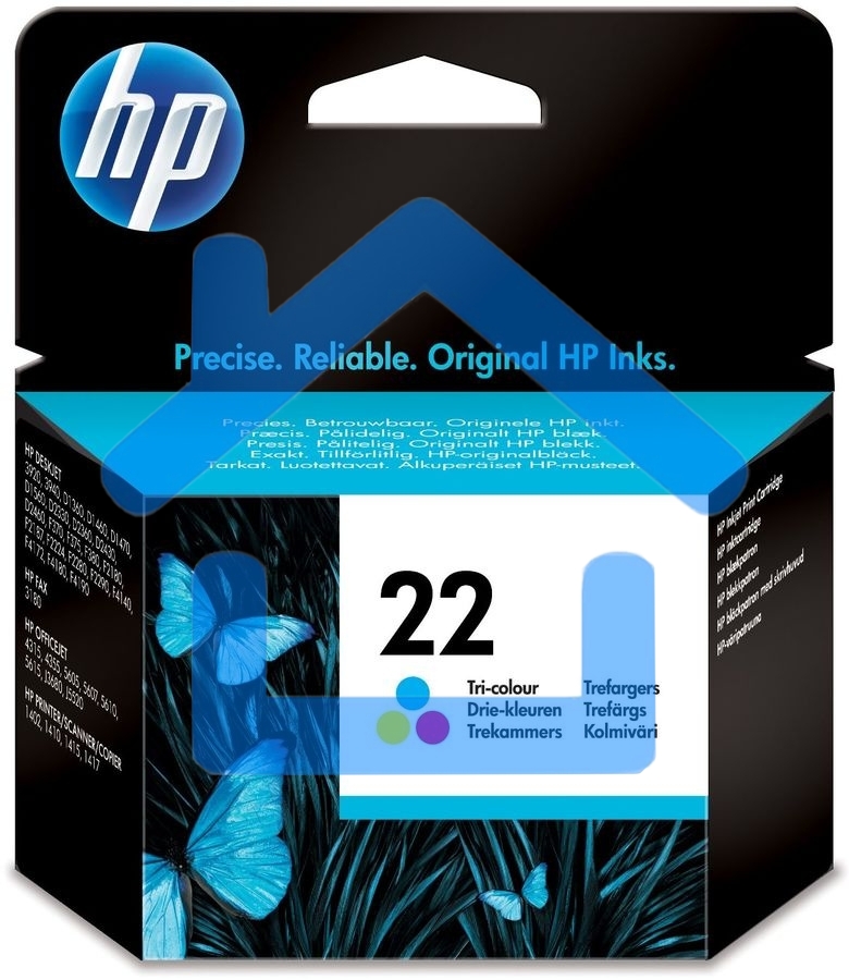 Картридж струйный HP 22 C9352AE многоцветный для HP DJ 3920/3940/PSC 1410 (165стр.)