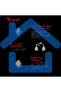 Наушники с микрофоном A4Tech Bloody MR710 серый BT оголовье (MR710 GREY)