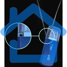 Флешка USB Silicon Power 16 Gb Power Helios SP016 GbUF3202V1B USB 3.0 синий