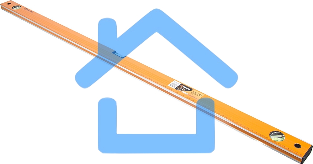 Уровень алюминиевый 1200мм фрезерованный 3 глазка Вихрь