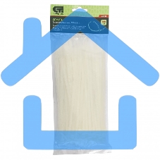 Хомуты, 200 х 4,8 мм, пластиковые, белые, 100 шт. Сибртех Хомуты, 200 х 4,8 мм, пластиковые, белые, 100 шт. Сибртех